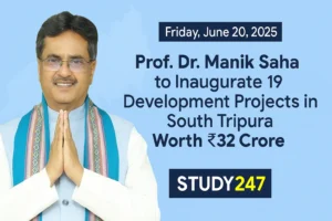 Manik Saha inaugurates ₹32 Cr projects in South Tripura | June 2025