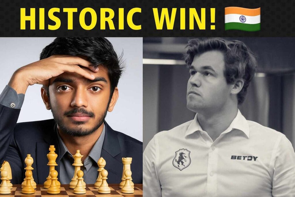 D Gukesh Defeats Magnus Carlsen at Norway Chess 2025